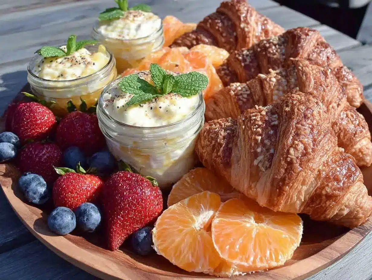Fresh Orange Sunrise Breakfast Board preparation steps