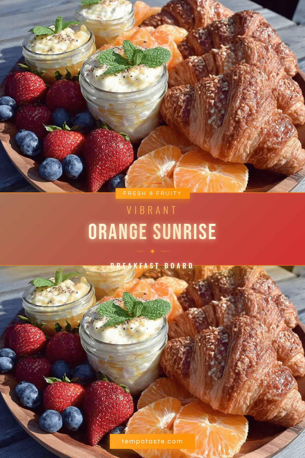 Fresh Orange Sunrise Breakfast Board recipe
