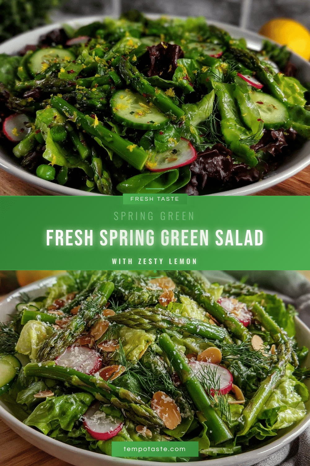 fresh spring green salad recipe