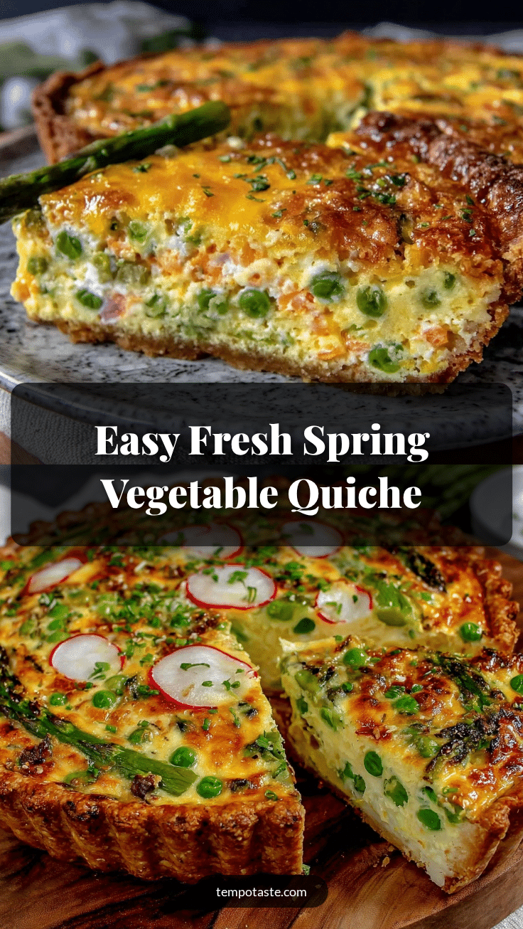 fresh spring vegetable quiche recipe
