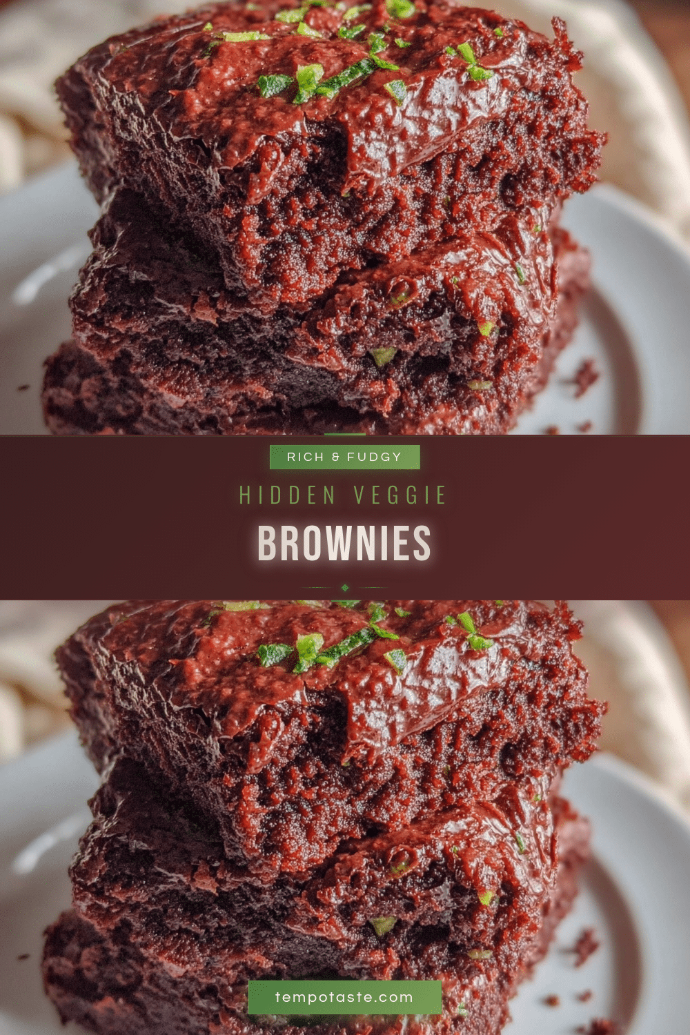 fudgy hidden vegetable brownies recipe