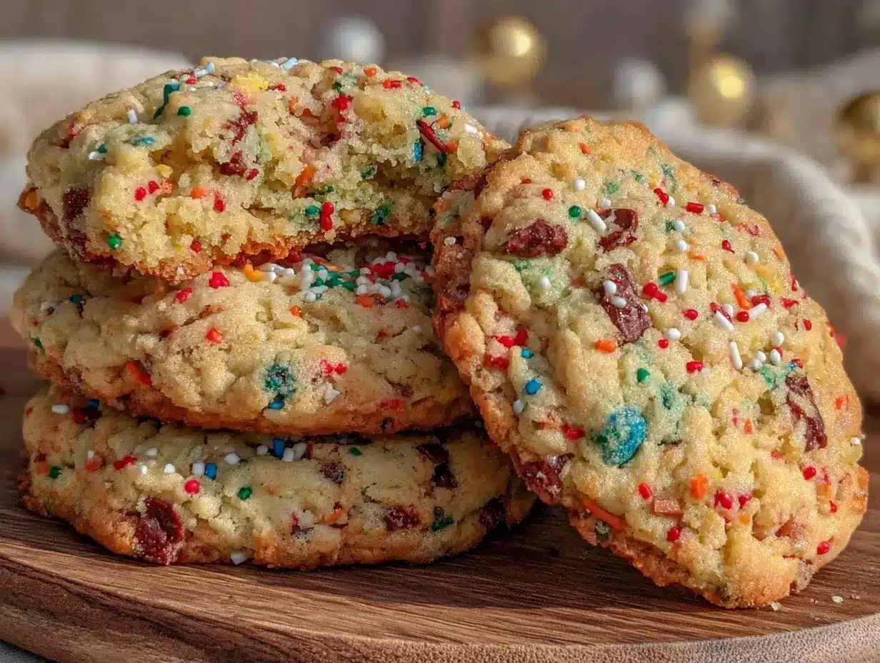 funfetti cake batter cookies preparation steps