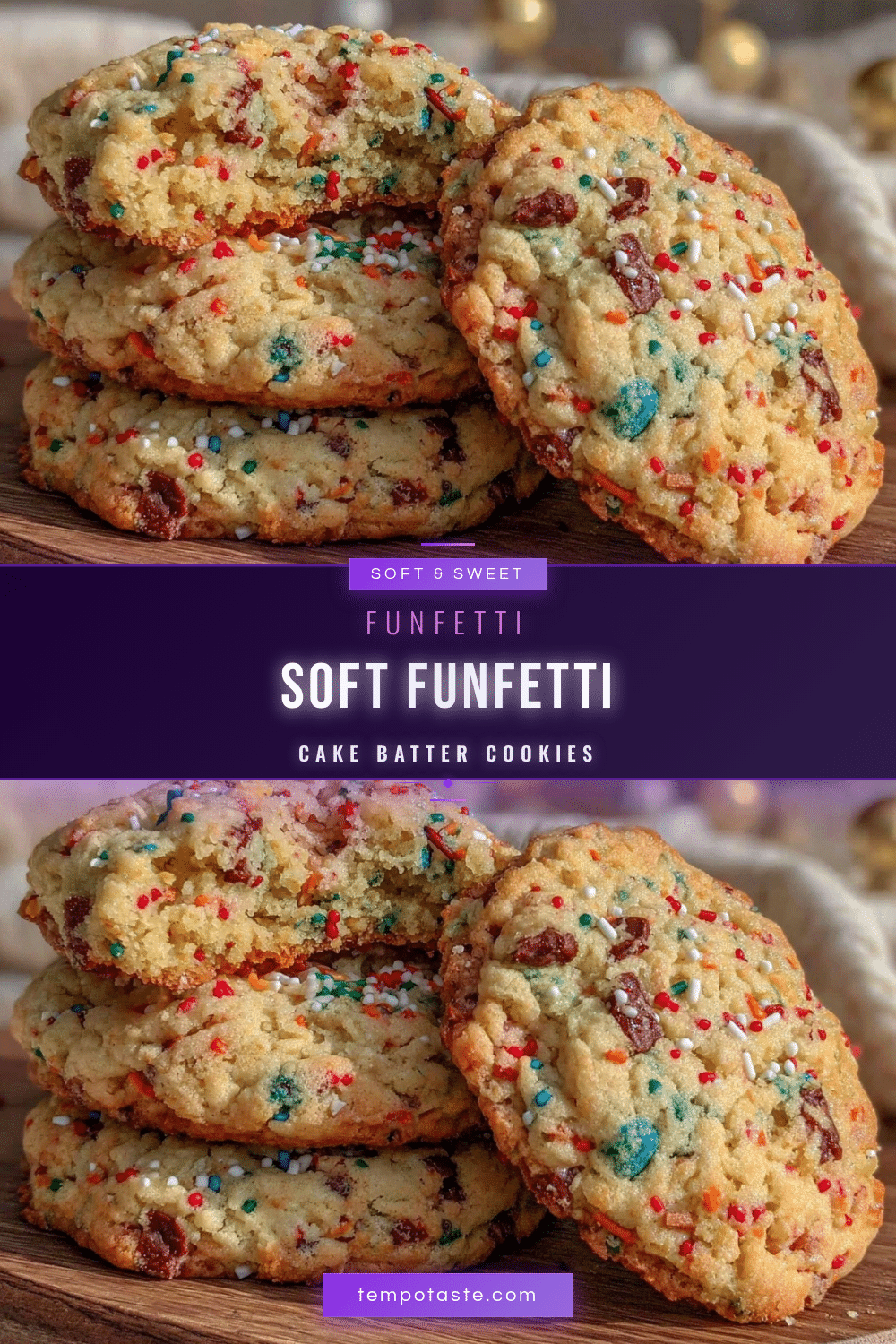 funfetti cake batter cookies recipe