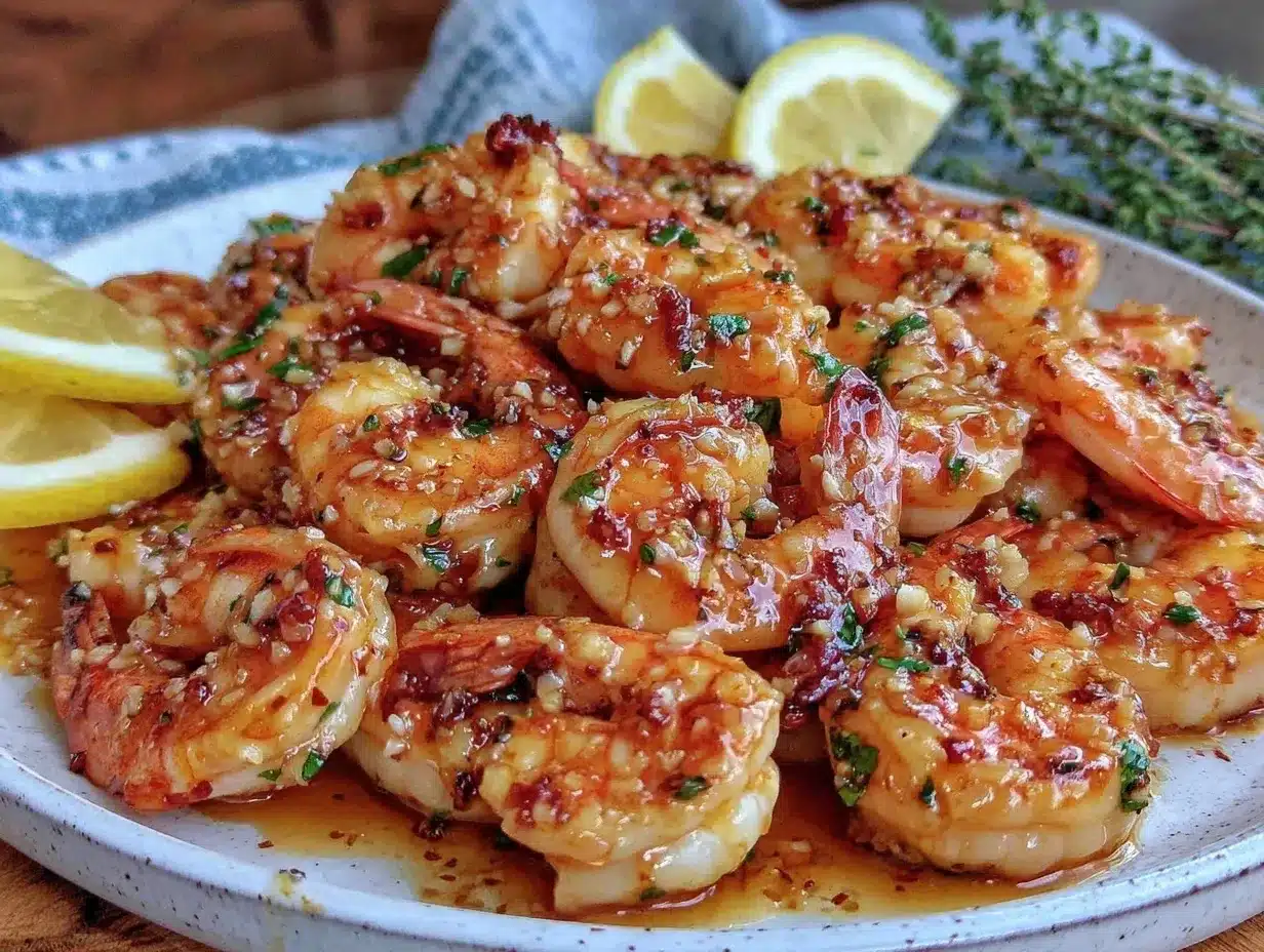 garlic butter shrimp scampi preparation steps