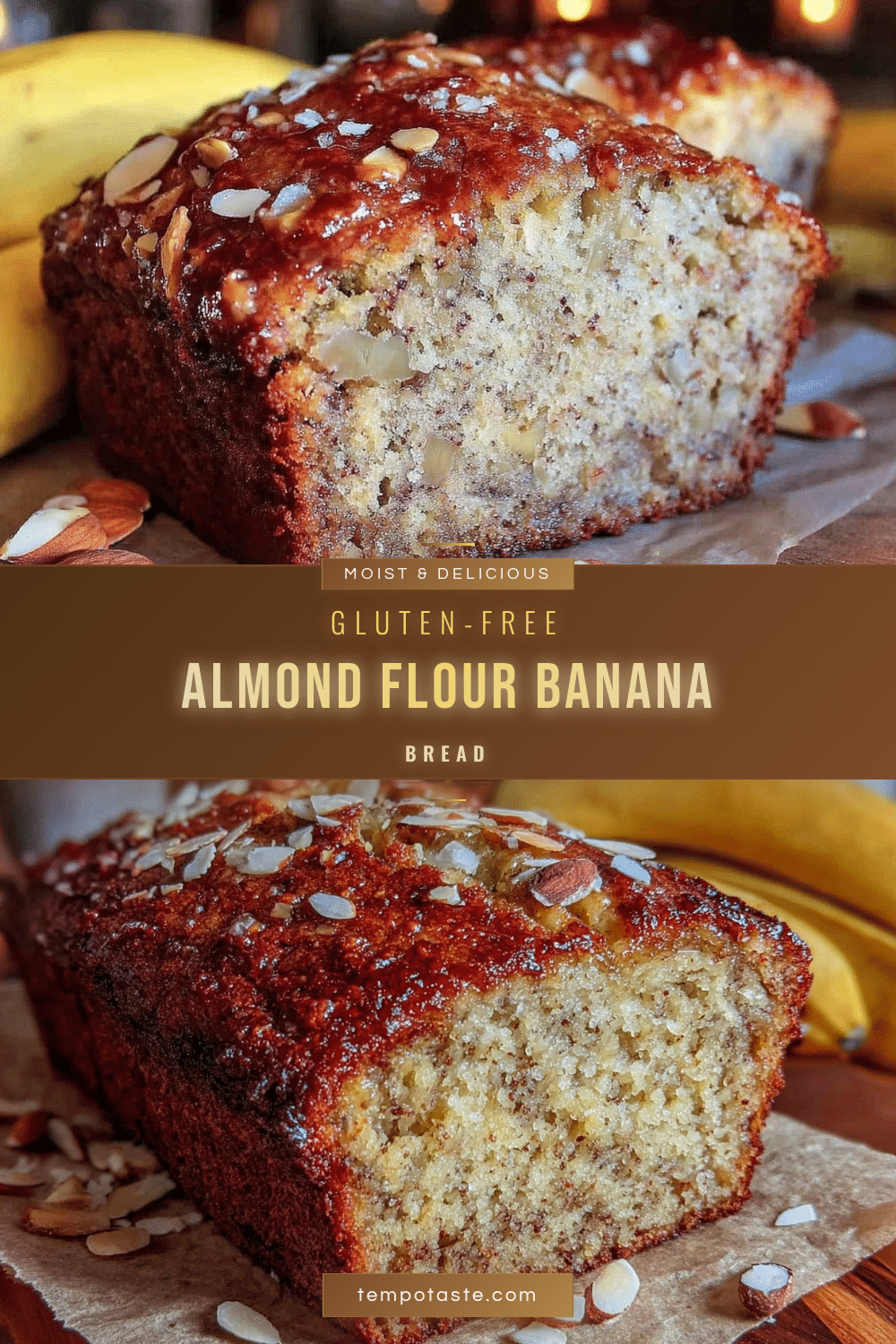 gluten-free almond flour banana bread recipe