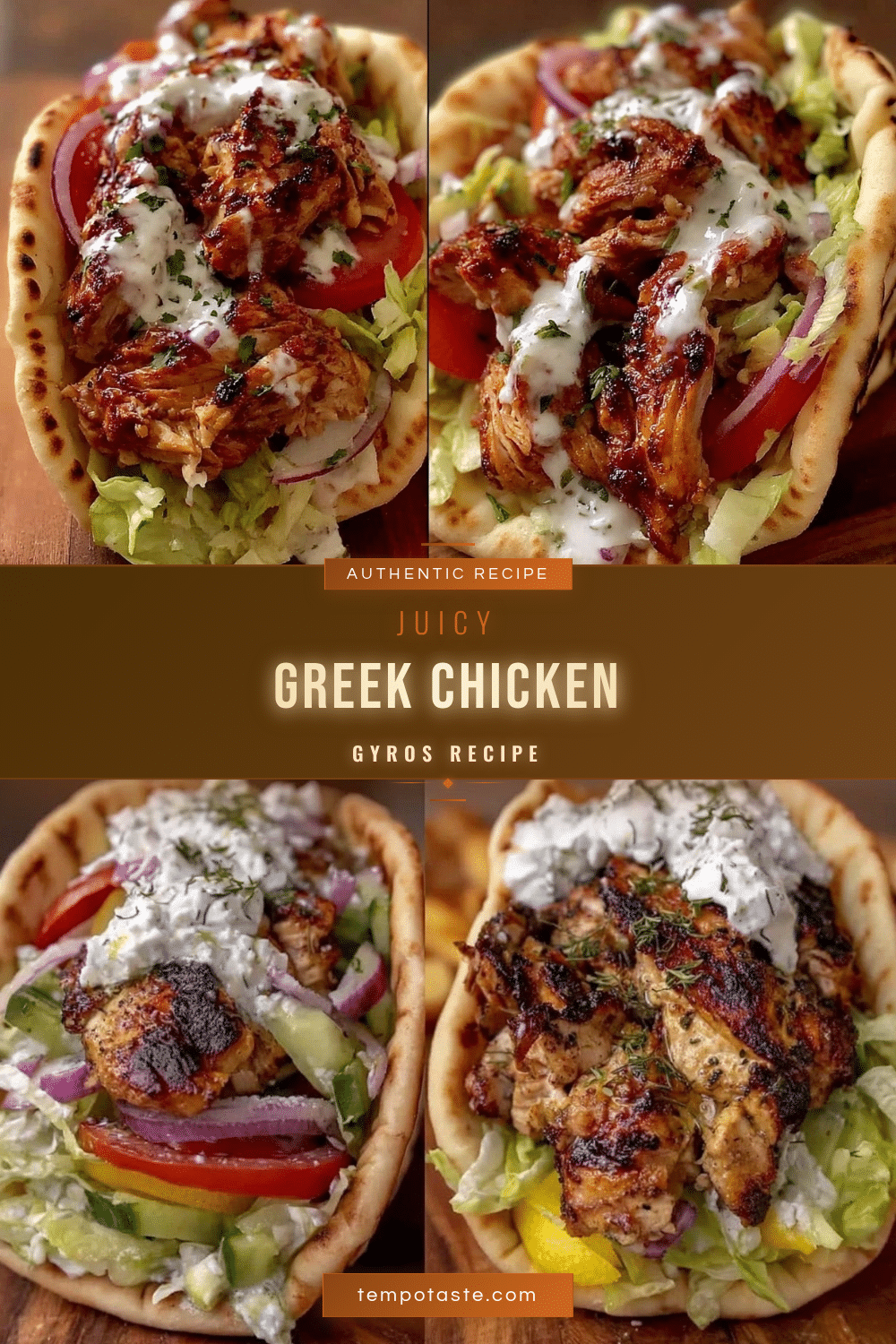 Greek Chicken Gyros recipe
