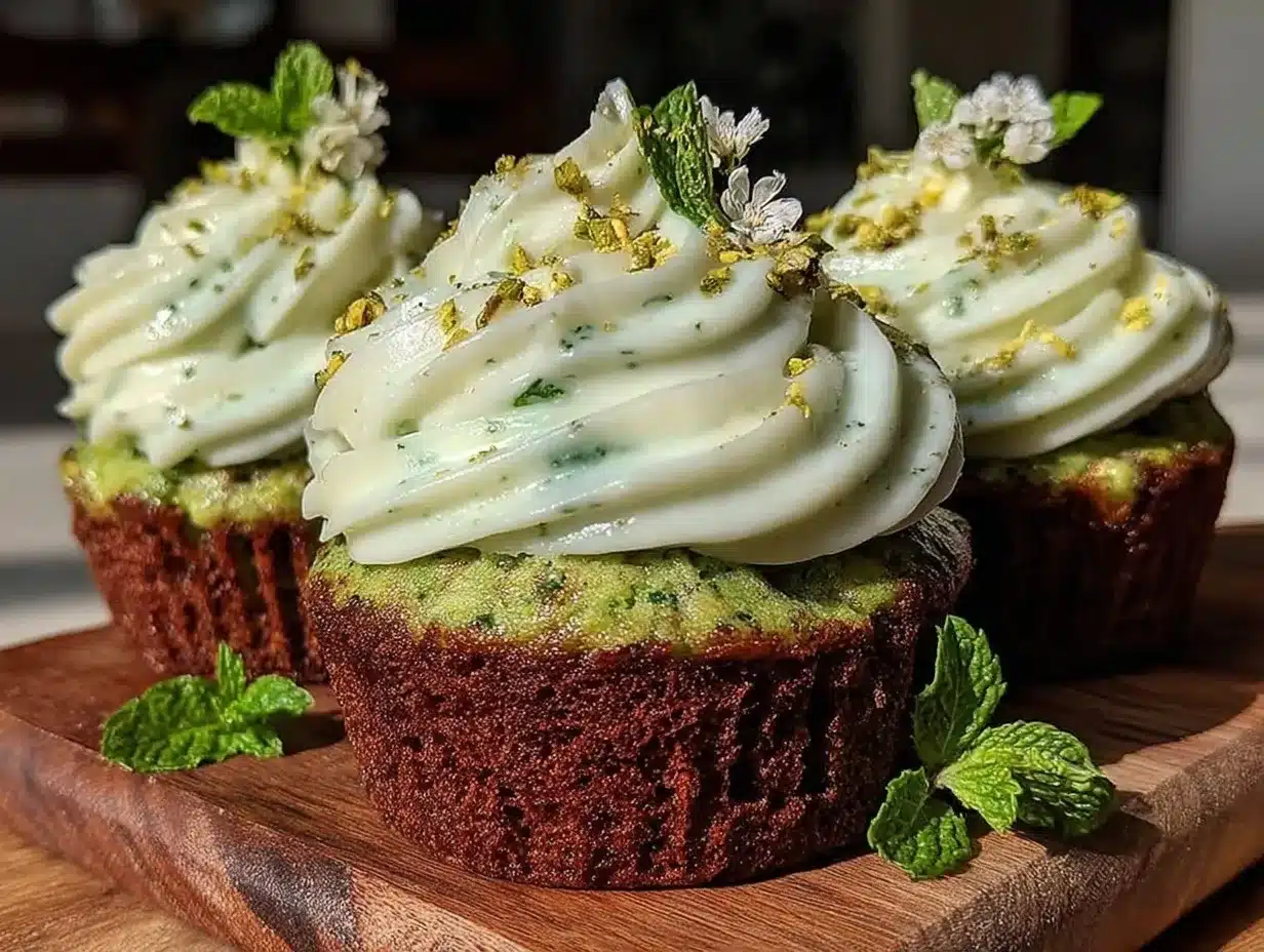 green velvet cupcakes preparation steps