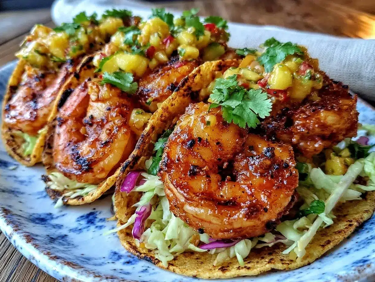 grilled shrimp tacos preparation steps