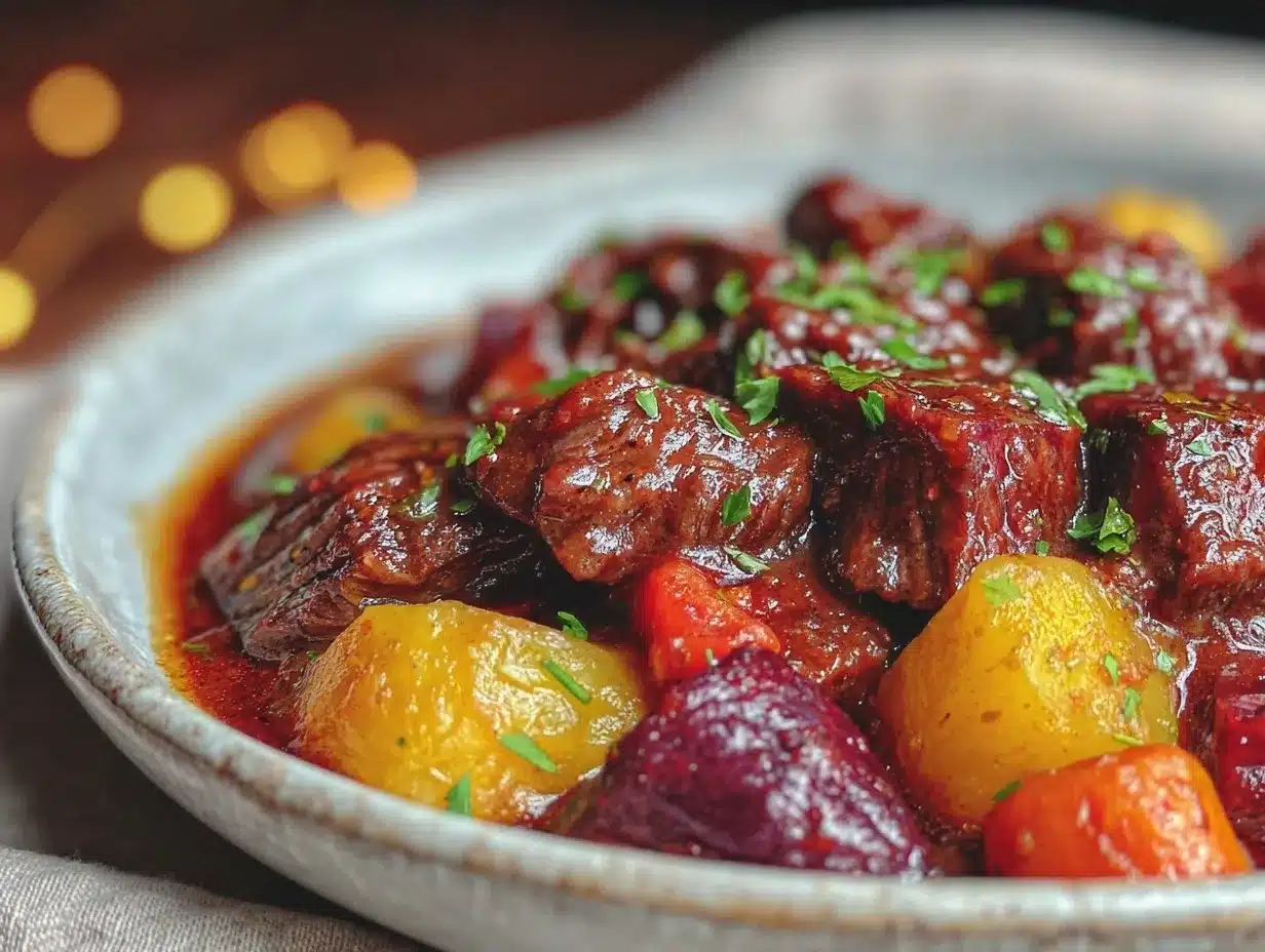 Guinness beef stew preparation steps