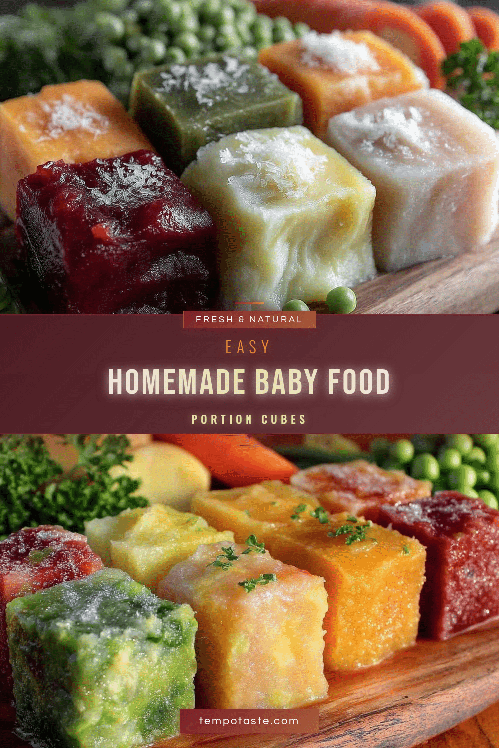 homemade baby food portion cubes recipe