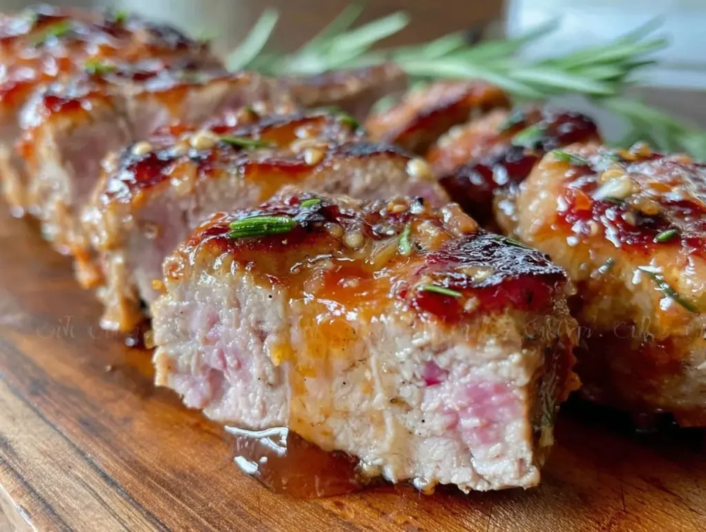 honey garlic pork tenderloin - featured image