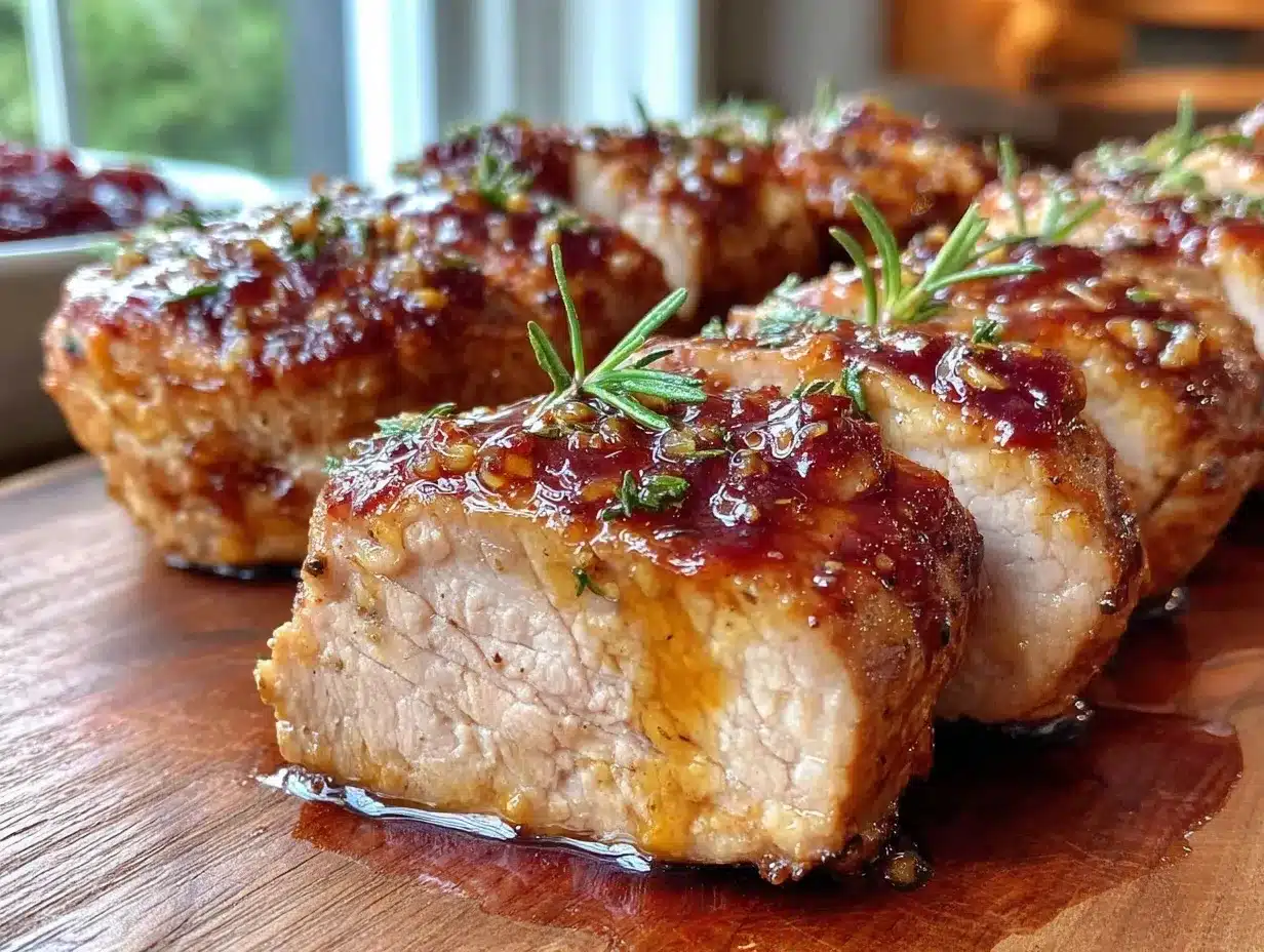 honey garlic pork tenderloin preparation steps