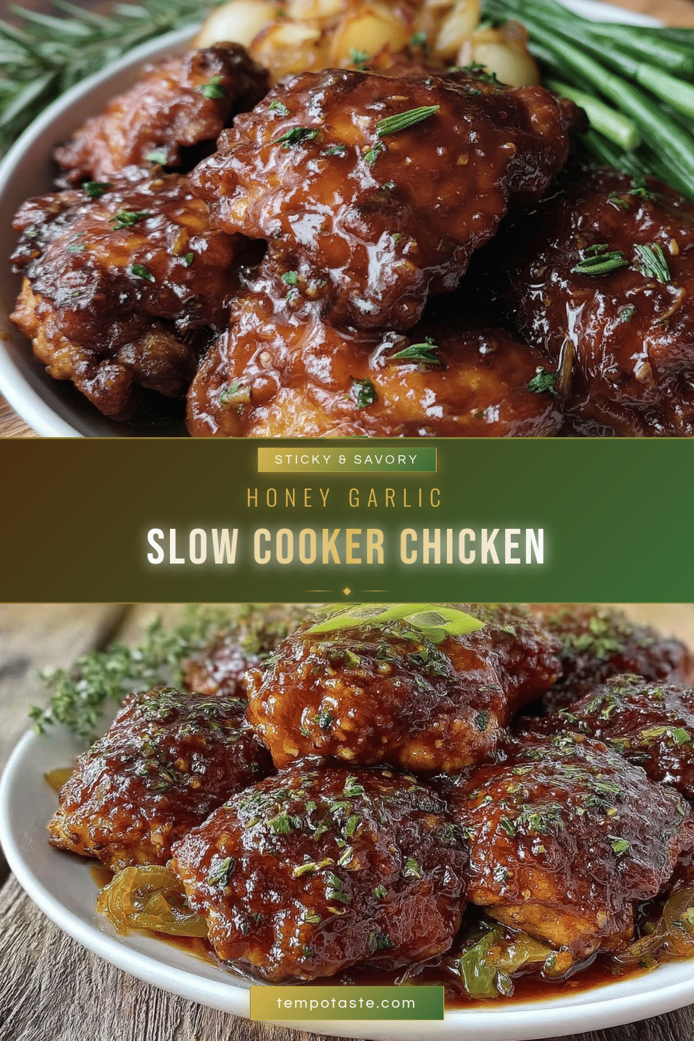 honey garlic slow cooker chicken recipe