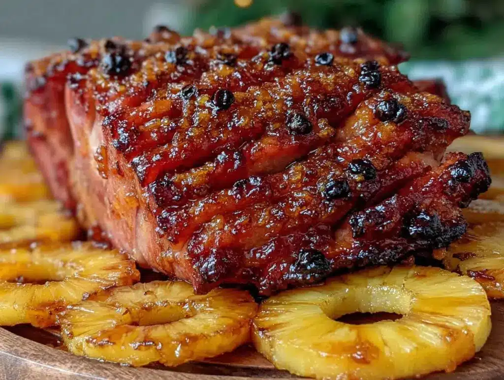 honey glazed ham - featured image