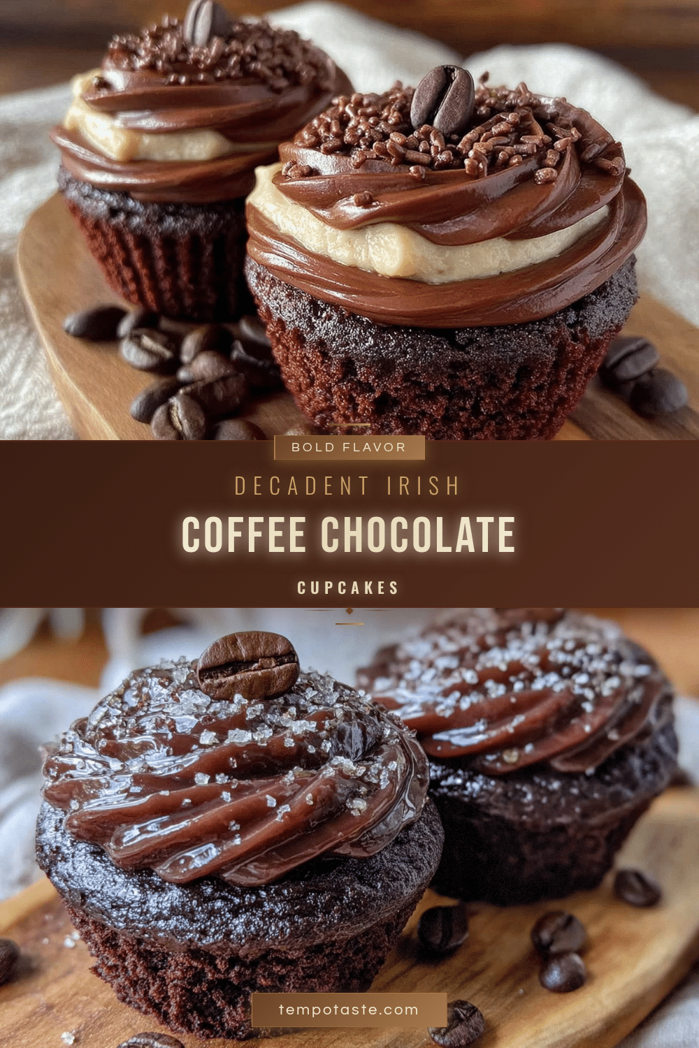 irish coffee chocolate cupcakes recipe