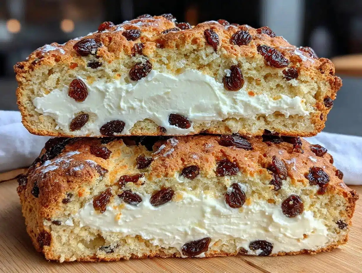 irish soda bread with raisins preparation steps