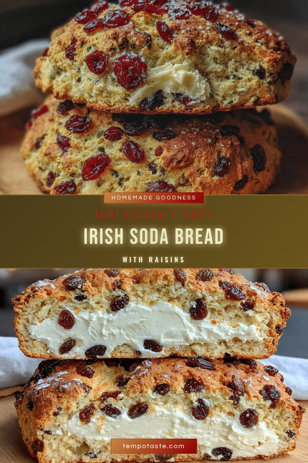 irish soda bread with raisins recipe