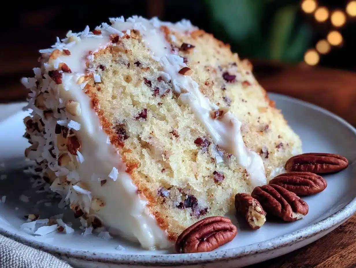 Italian cream cake preparation steps