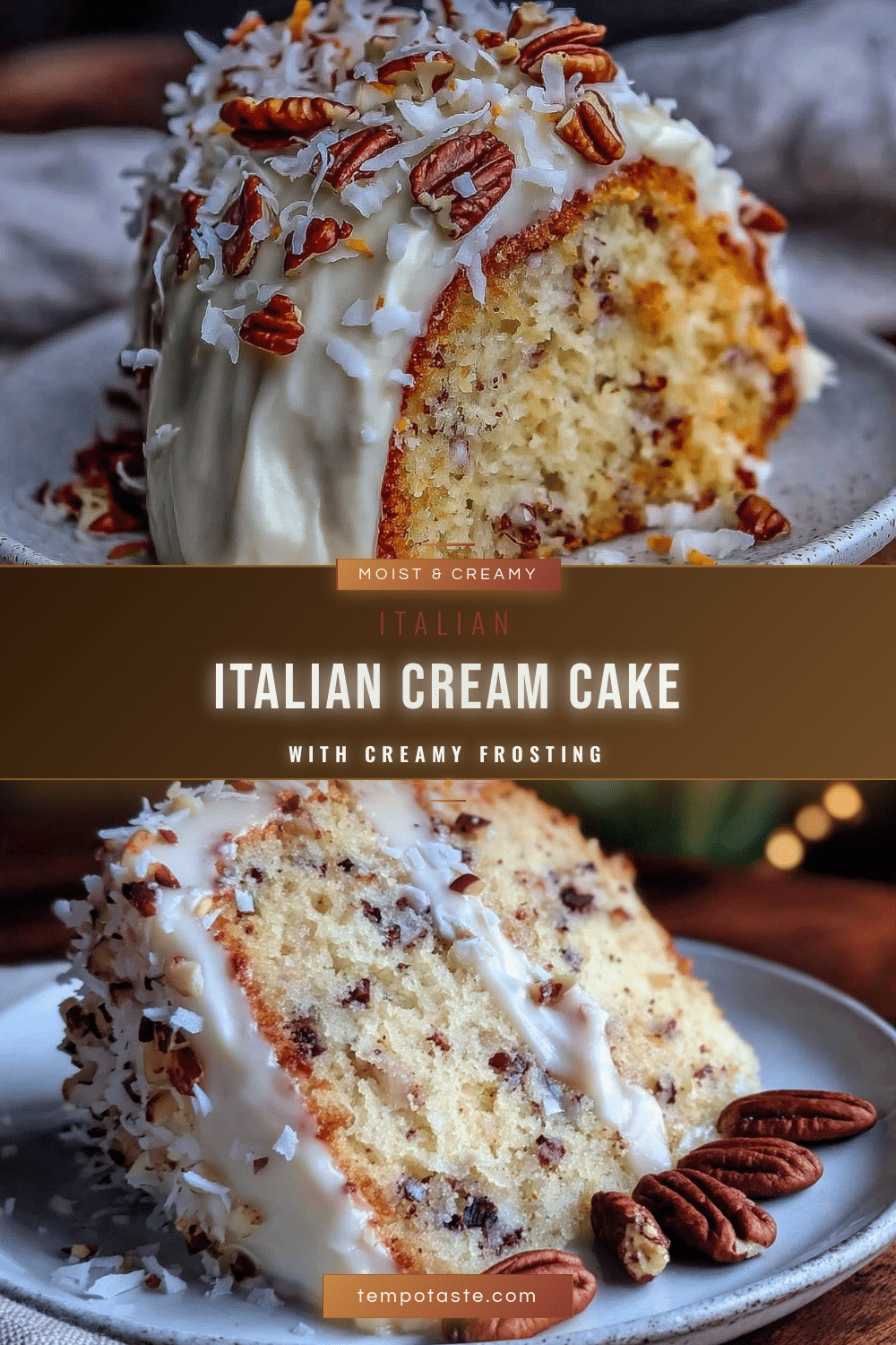 Italian cream cake recipe