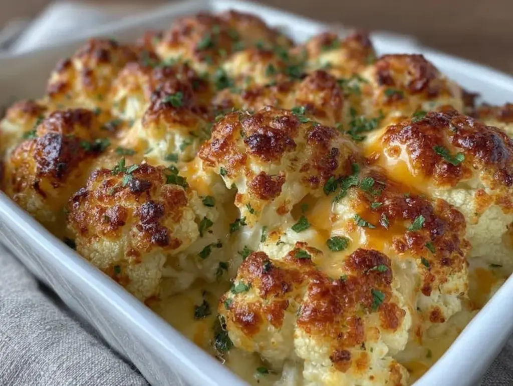keto cauliflower mac and cheese - featured image