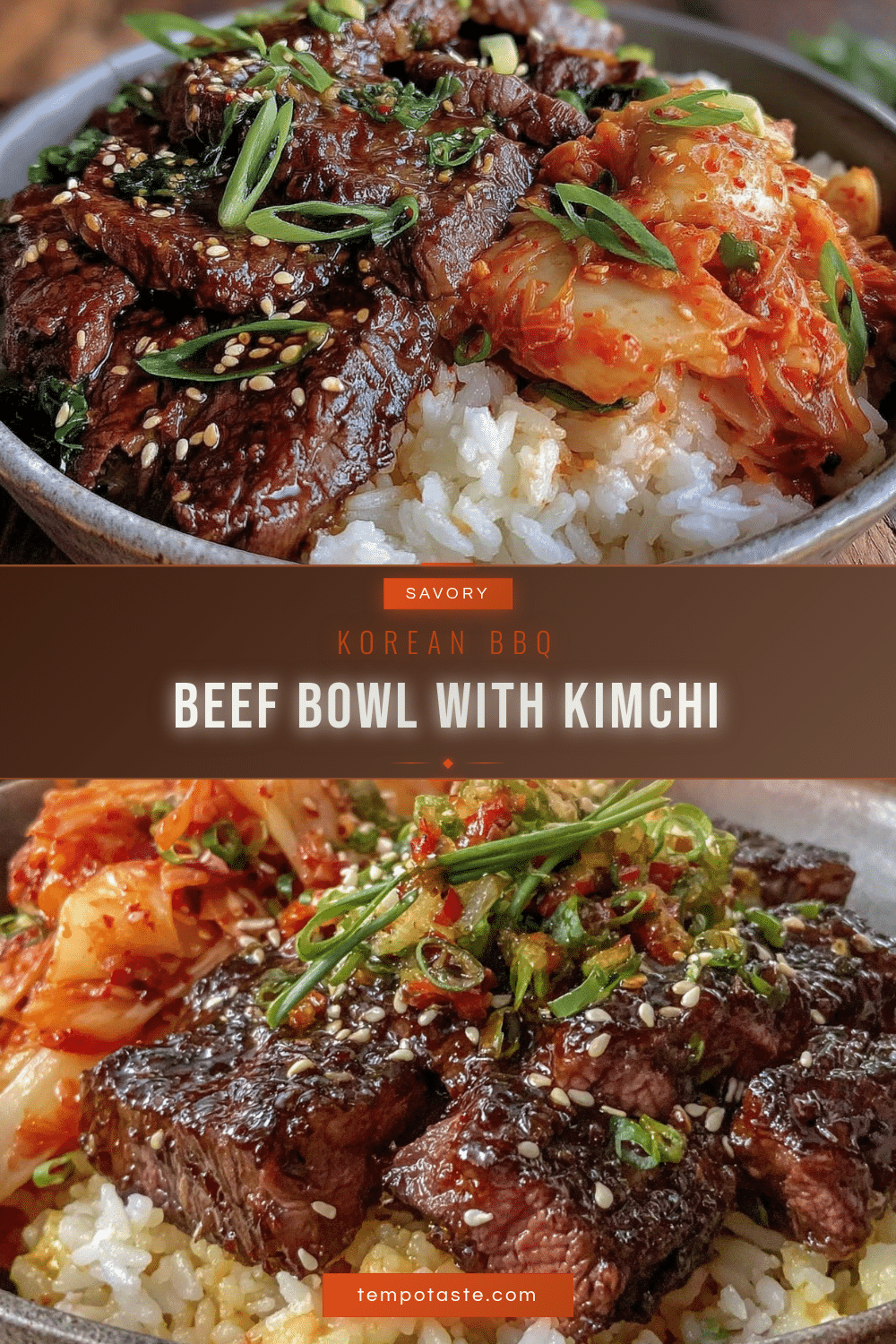 Korean BBQ beef bowl recipe