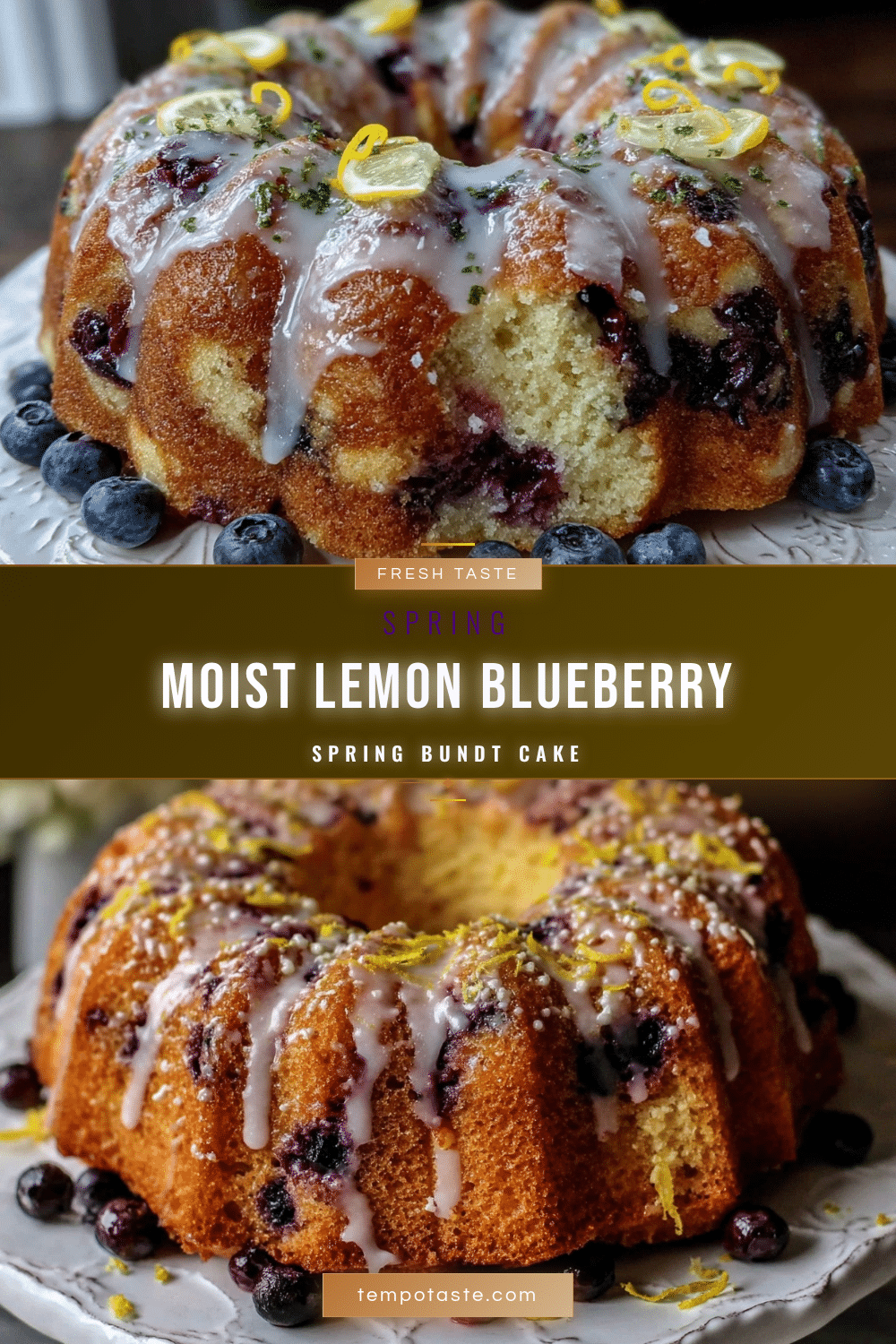 lemon blueberry bundt cake recipe