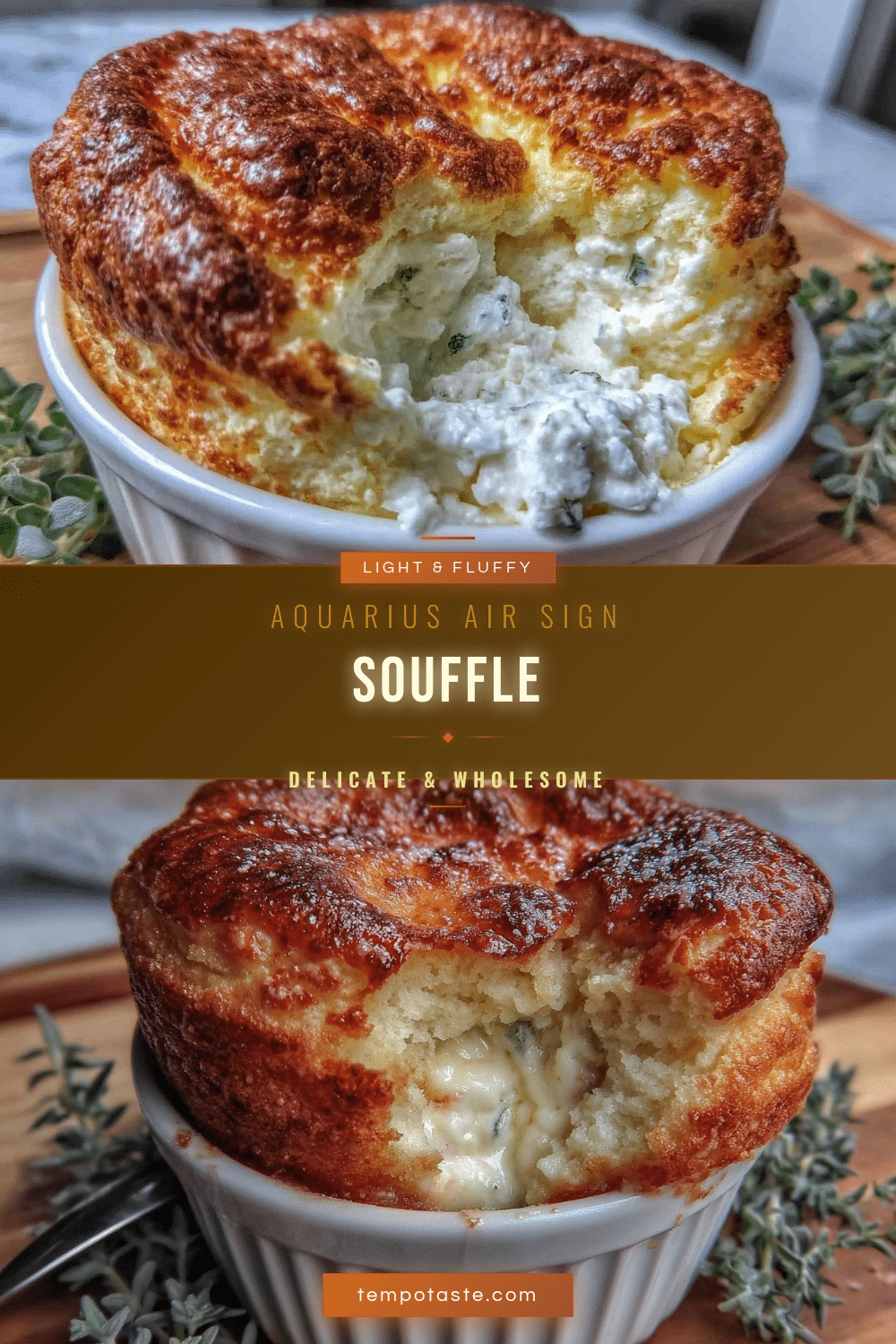 Light and Fluffy Aquarius Air Sign Soufflé recipe