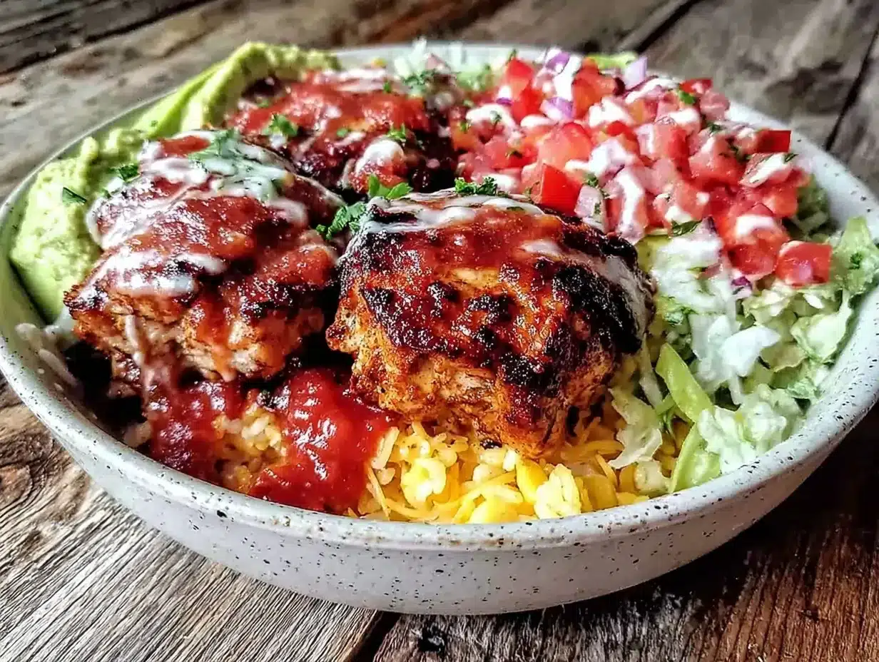 meal prep chicken burrito bowls preparation steps