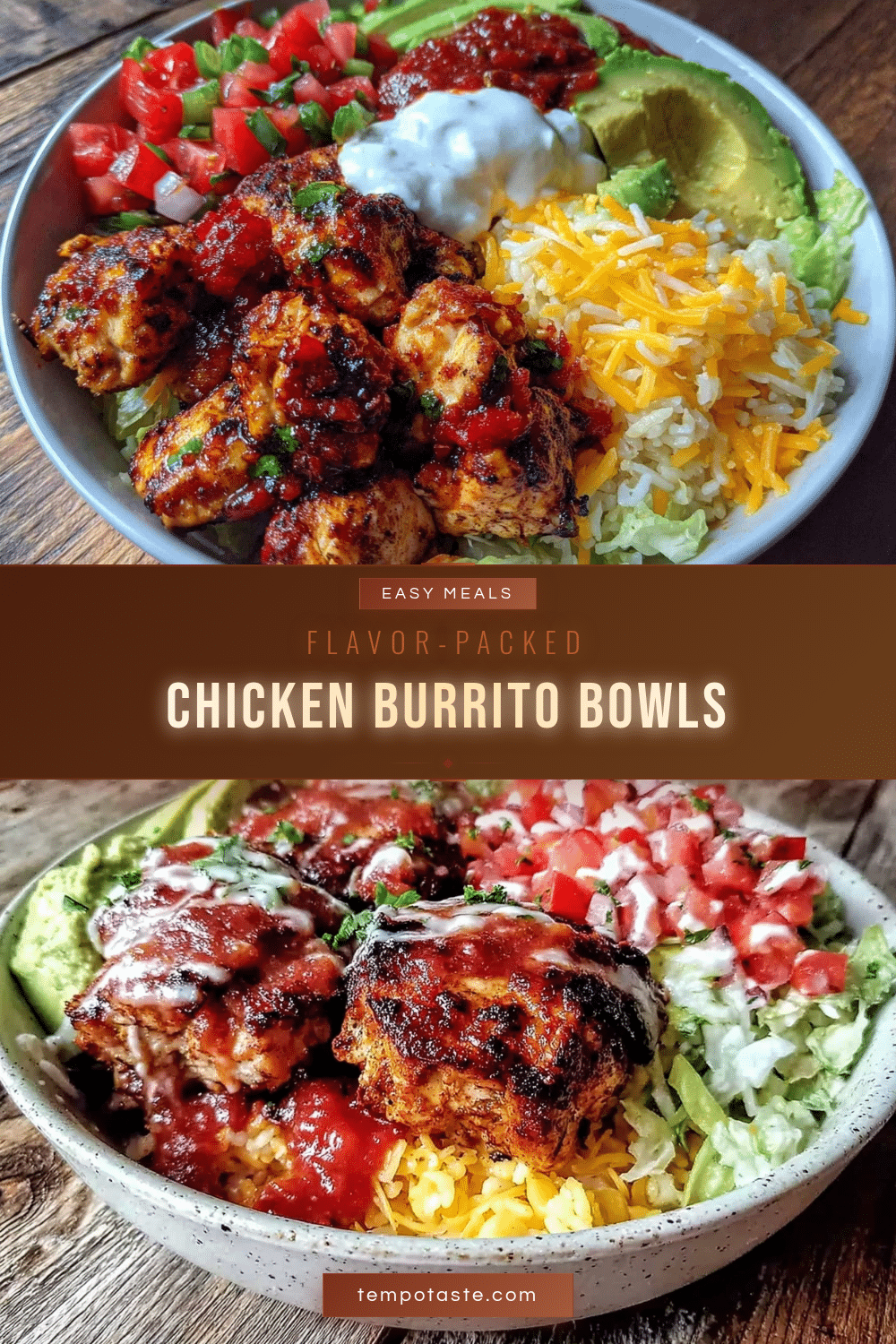 meal prep chicken burrito bowls recipe
