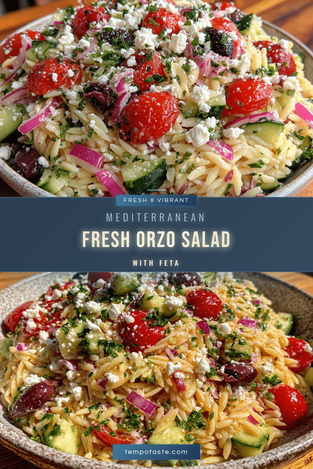 Mediterranean Orzo Salad recipe