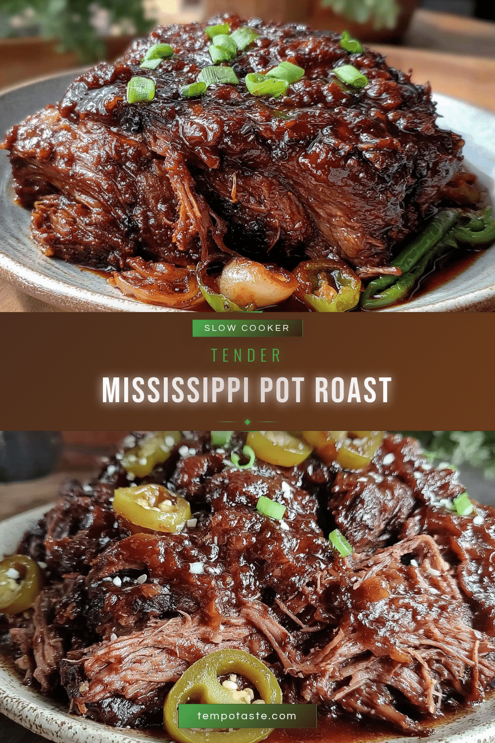 Mississippi Pot Roast Slow Cooker Recipe recipe