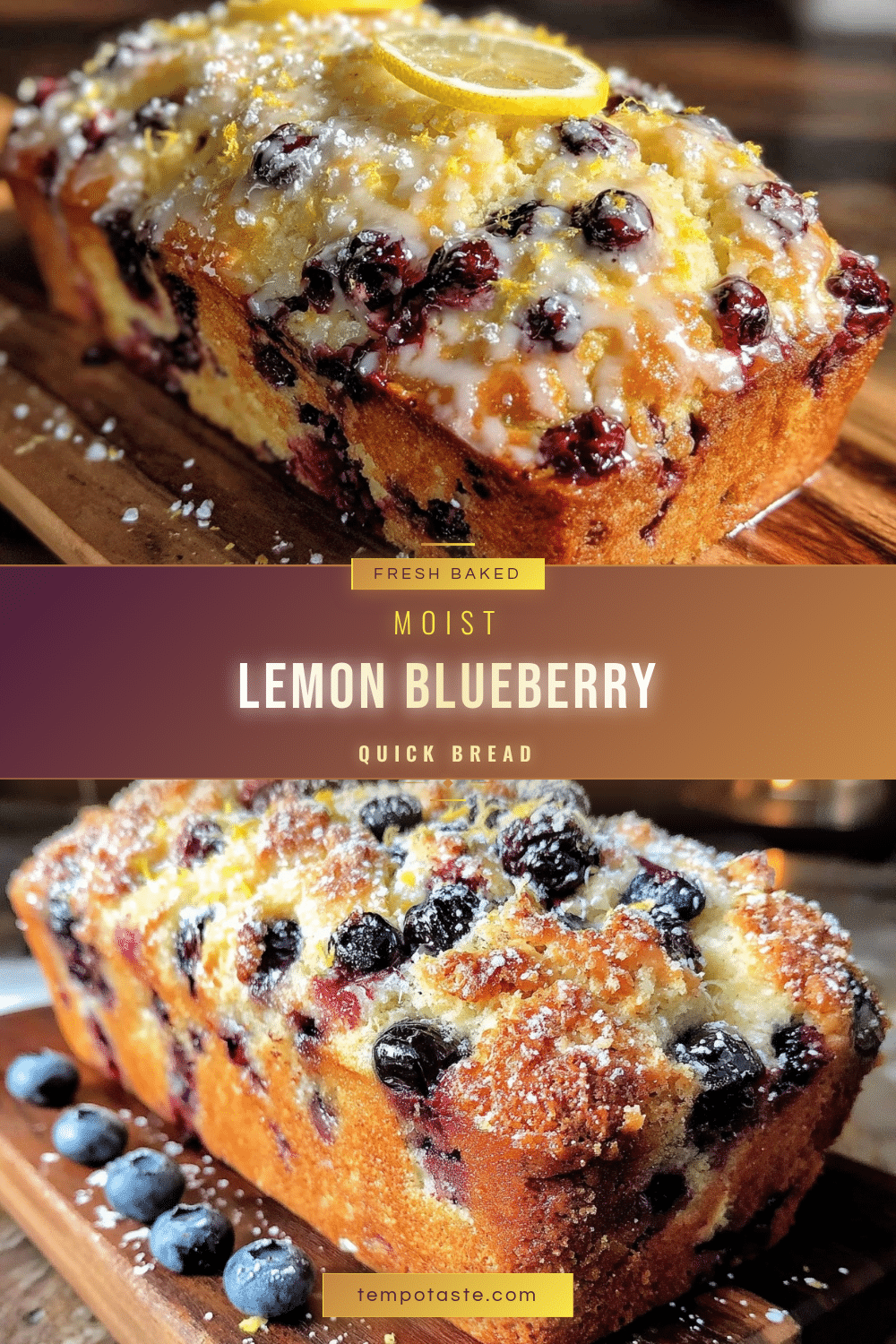moist lemon blueberry bread recipe