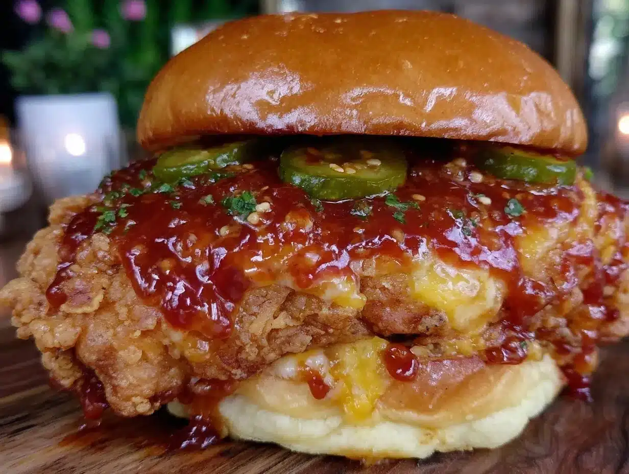 Nashville Hot Chicken Sandwich preparation steps