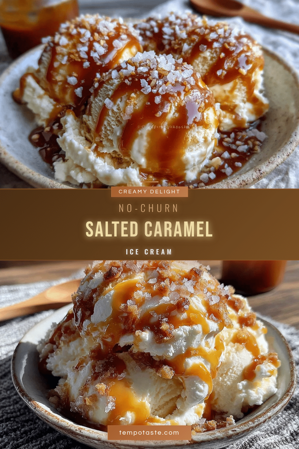 no-churn salted caramel ice cream recipe