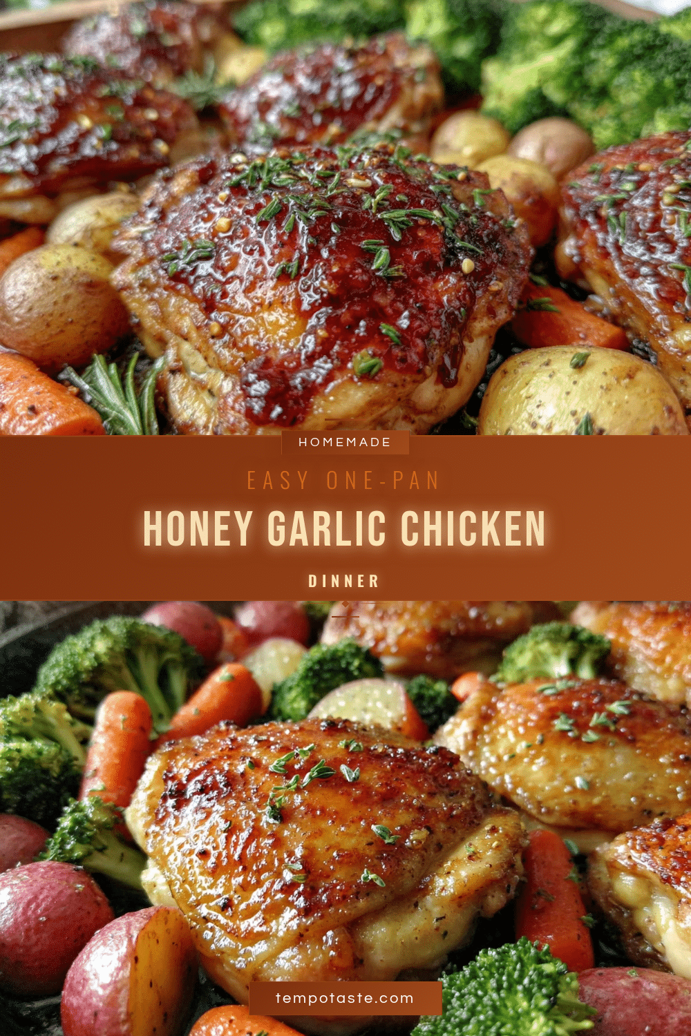 one-pan honey garlic chicken recipe