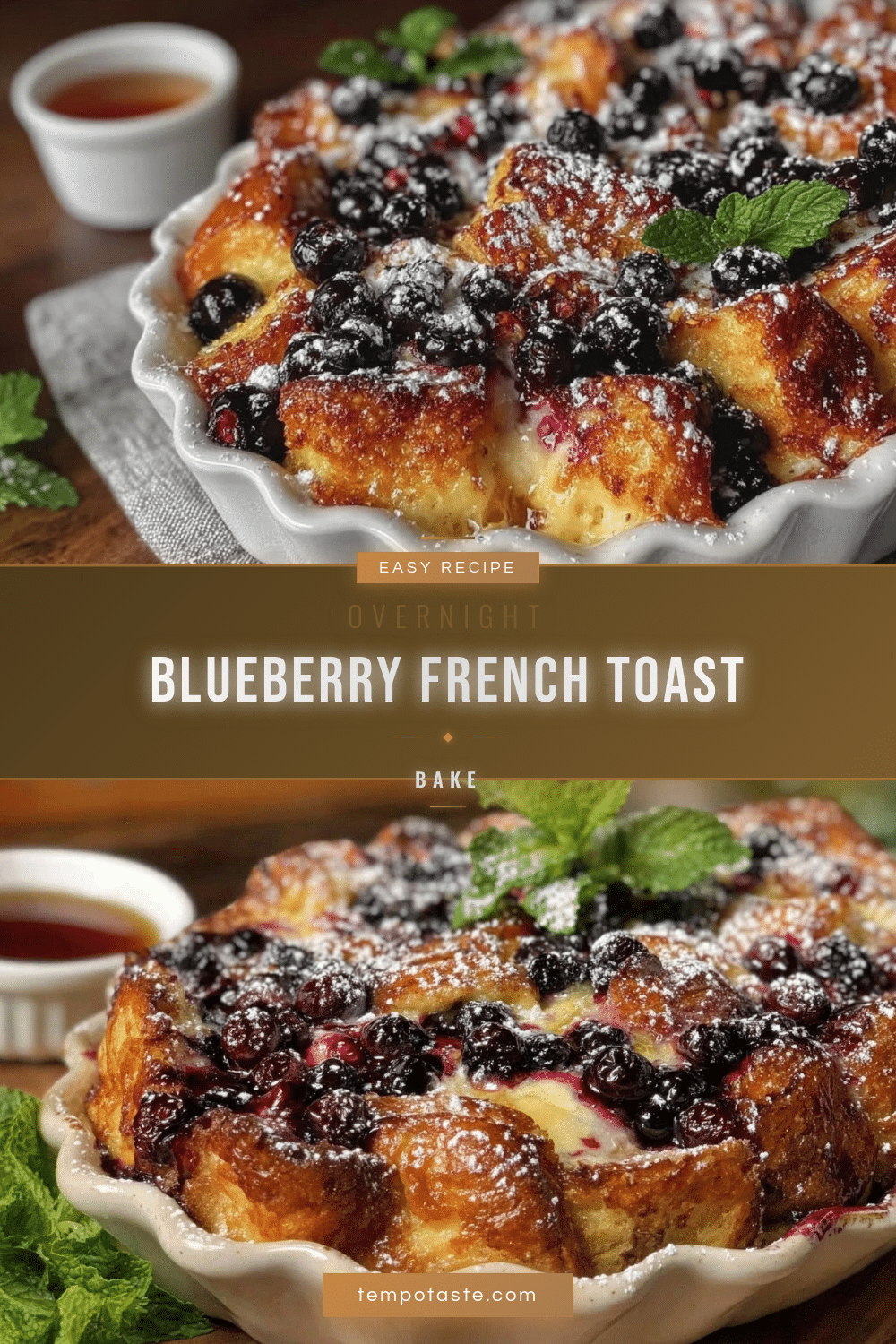 overnight blueberry french toast bake recipe