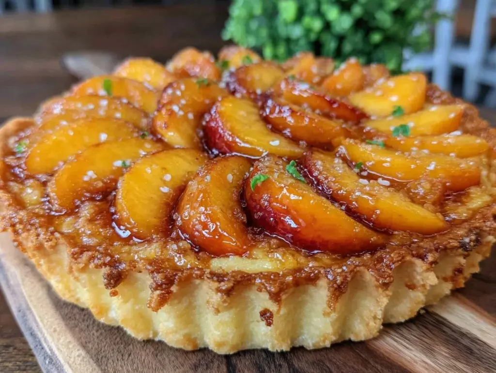Peach Bellini Tart - featured image