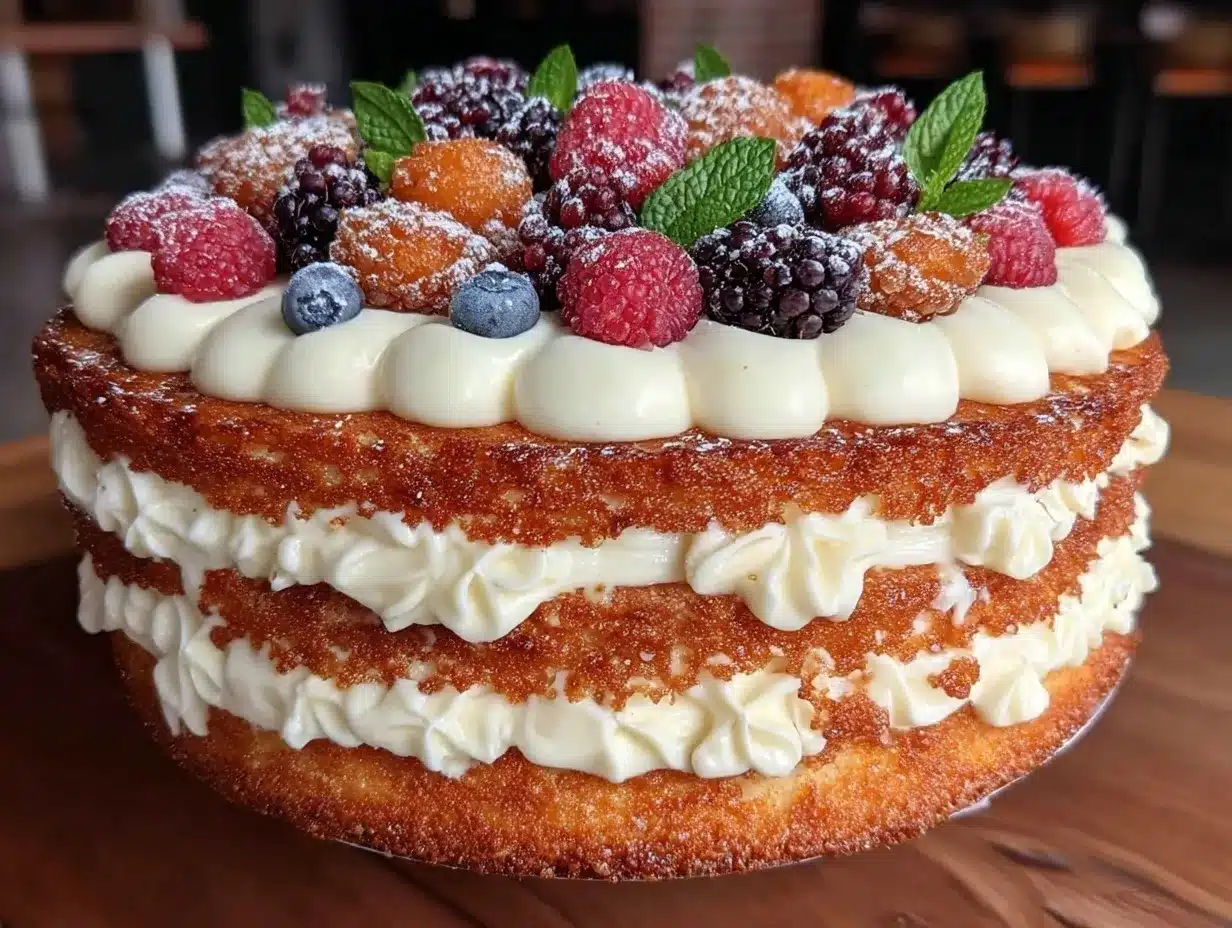 Perfect Levitating Cake preparation steps