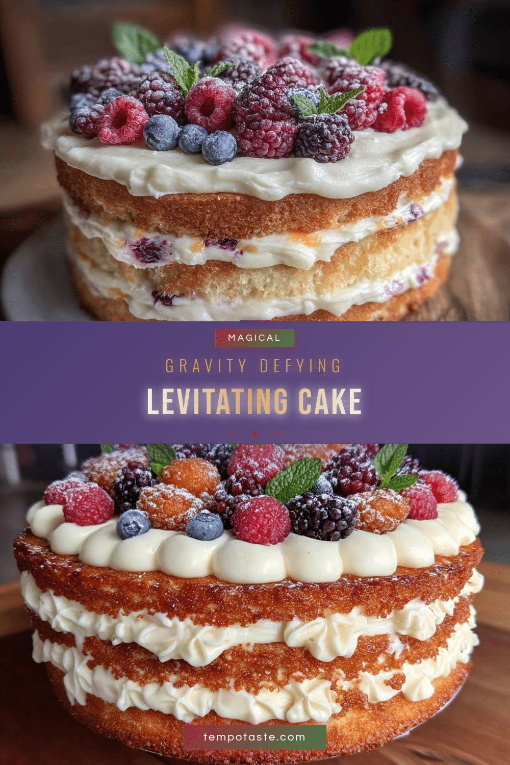 Perfect Levitating Cake recipe
