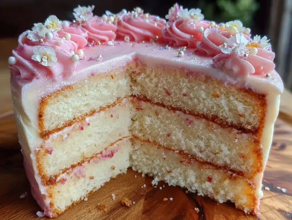 Perfect Ombré Pink Layer Cake - featured image