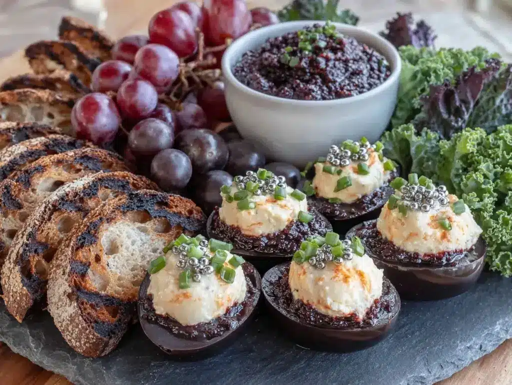 Perfect Wednesday Addams Black Food Board - featured image