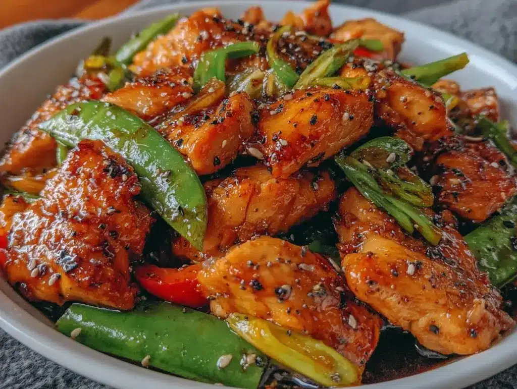 quick spring chicken stir fry - featured image