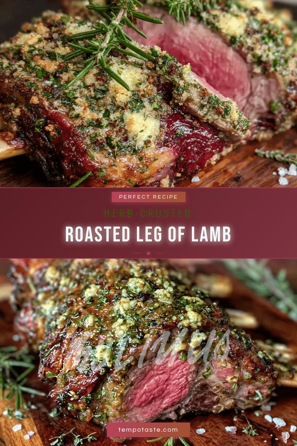 roasted leg of lamb with herb crust recipe