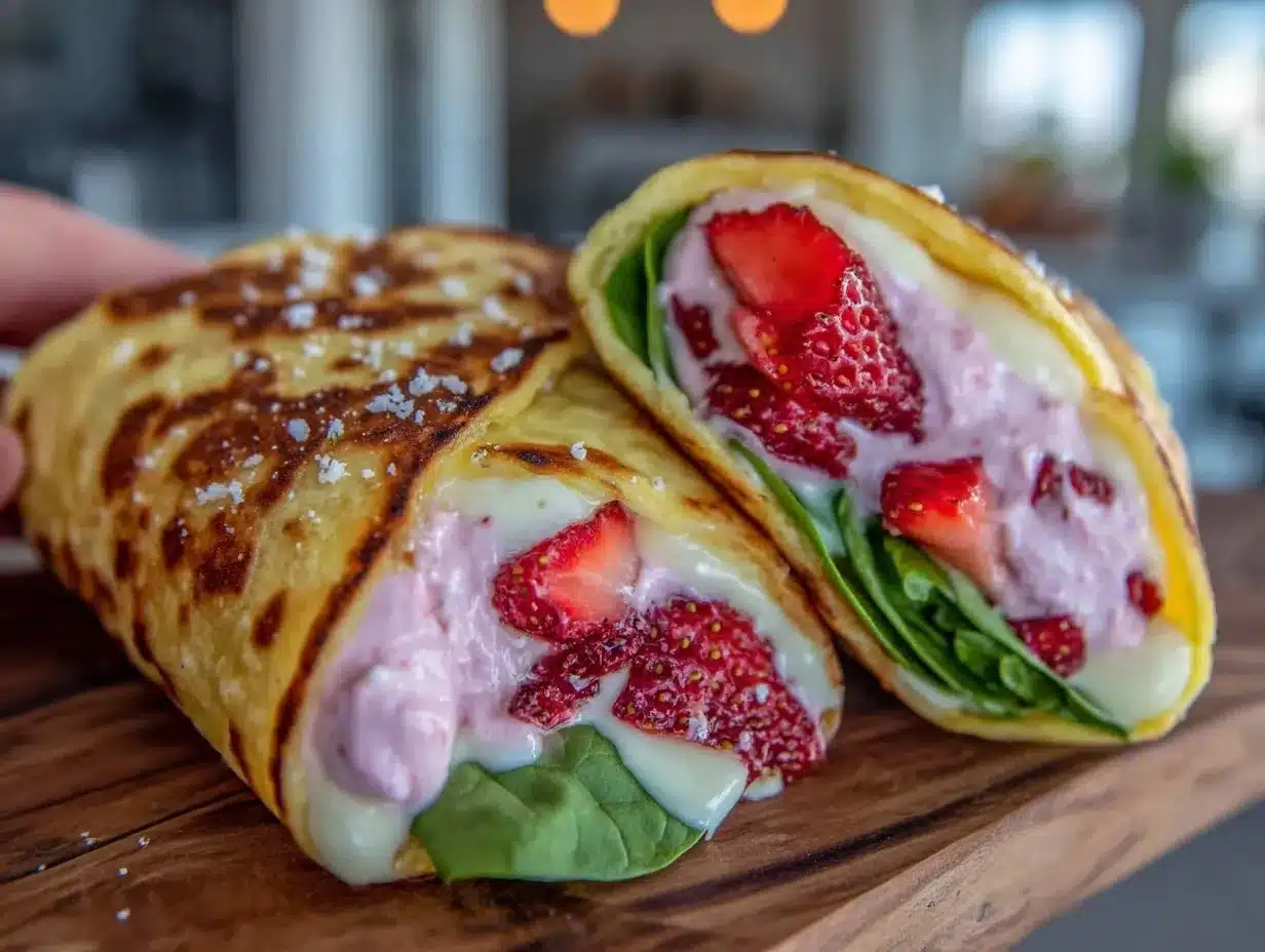 romantic tortilla wrap preparation steps