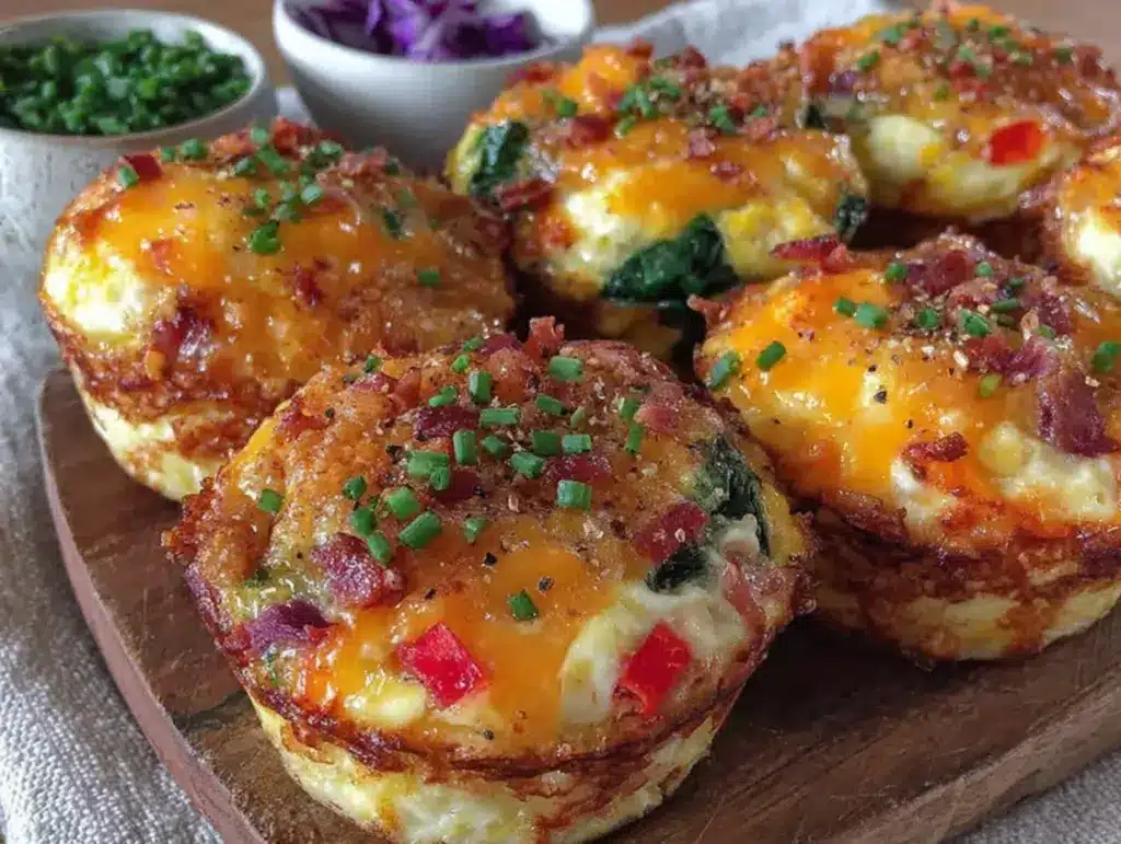 savory muffin tin egg cups - featured image