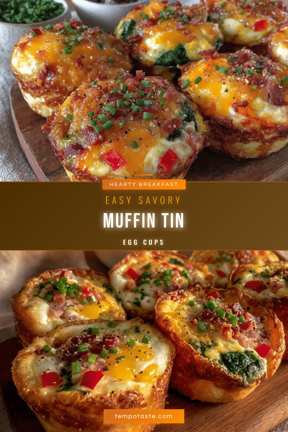savory muffin tin egg cups recipe