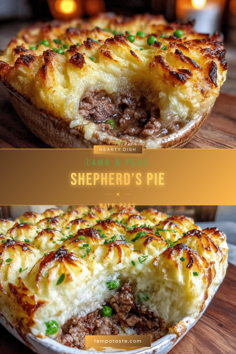 shepherds pie with lamb and peas recipe