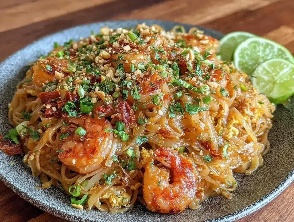shrimp pad thai - featured image