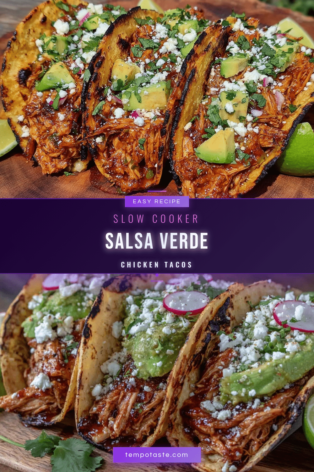slow cooker salsa verde chicken tacos recipe