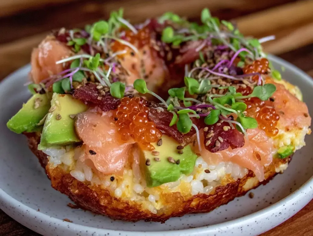 sushi donut recipe - featured image